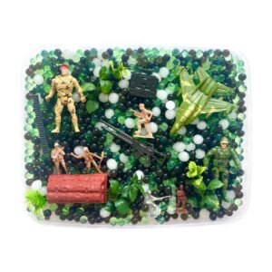 water beads - army kit