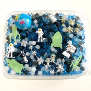 water beads - space